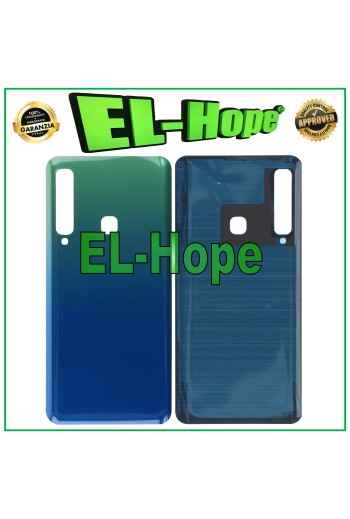 Cache batterie pour Samsung Galaxy A9 2018 SM-A920, coque arrie're bleue