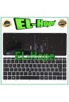 Clavier italien re'troe'claire' argente' pour ordinateur portable HP EliteBook 745 840 G3 G4