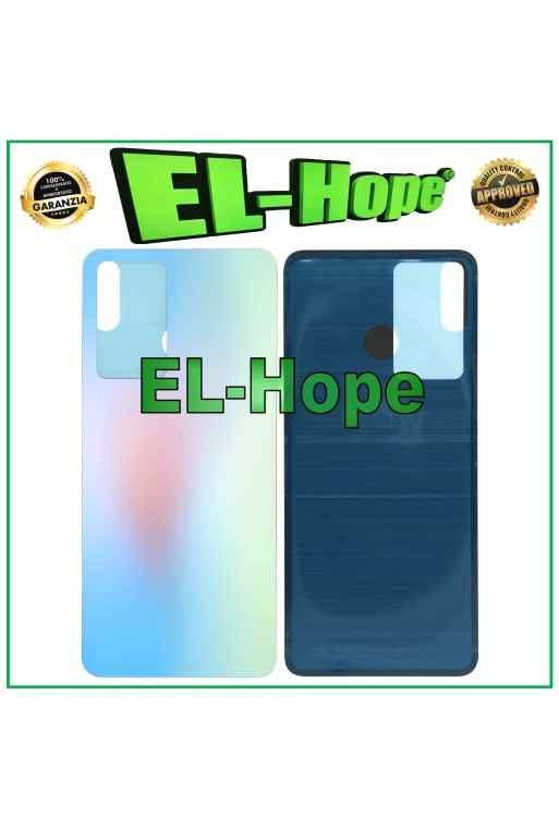 Cache batterie pour Oppo Reno 7 Pro CPH2293, coque arrie're bleue