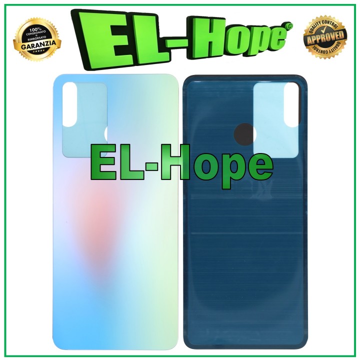 Cache batterie pour Oppo Reno 7 Pro CPH2293, coque arrie're bleue