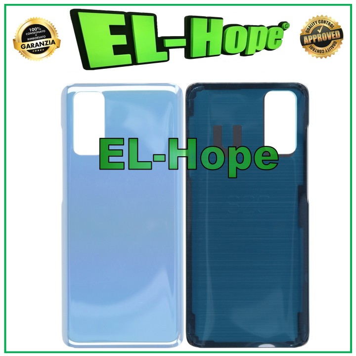Cache batterie pour Samsung Galaxy S20 SM-G980 G981 Vitre arrie're bleue
