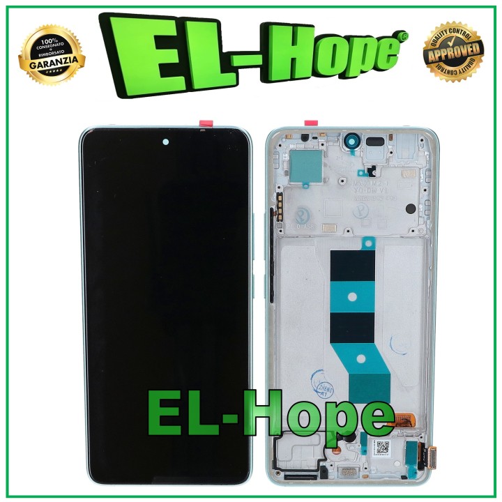 Écran LCD OLED pour Xiaomi Redmi Note 14 5G 24094RAD4G, e'cran tactile bleu