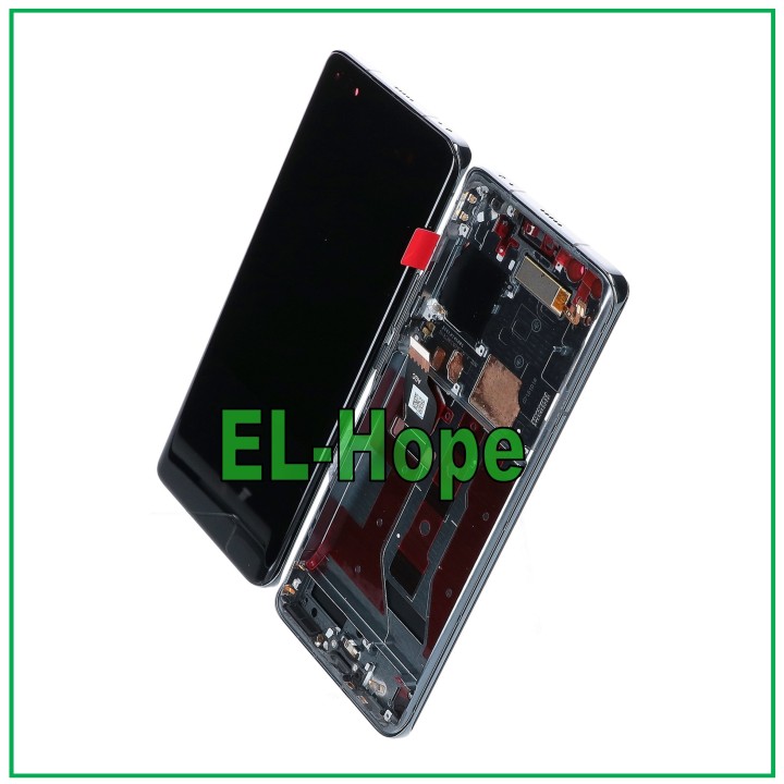 Écran OLED a' cadre pour Honor Magic 4 Pro LGE-NX9, e'cran tactile LCD en verre noir
