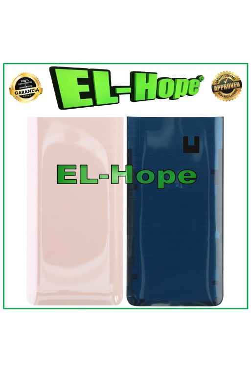 Cache batterie pour Samsung Galaxy A80 SM-A805, coque arrie're rose dore'