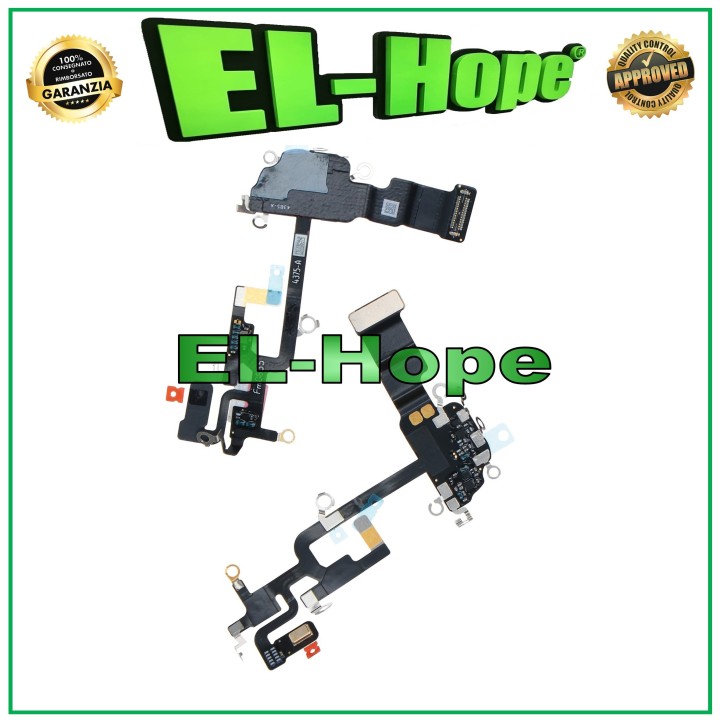 MODULE DE CÂBLE PLAT ET FLEXIBLE POUR IPHONE 15 PRO ANTENNE DE SIGNAL WIFI WLAN + MICROPHONE