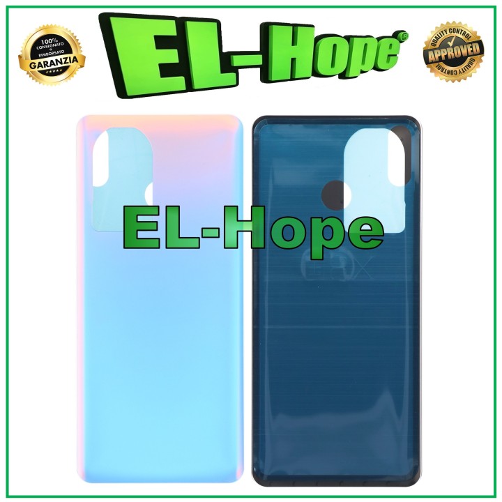 Cache batterie pour Oppo Reno 10, coque arrie're bleue