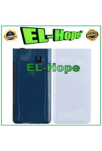 Cache batterie pour Samsung Galaxy A80 SM-A805, coque arrie're en verre blanc
