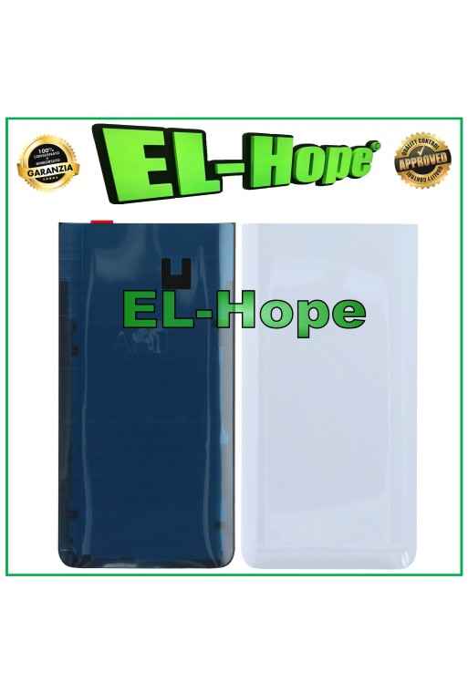 Cache batterie pour Samsung Galaxy A80 SM-A805, coque arrie're en verre blanc