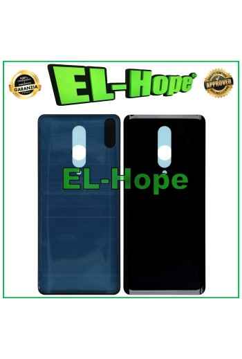 COUVERCLE DE BATTERIE POUR ONEPLUS 8 COQUE EN VERRE ARRIÈRE NOIR