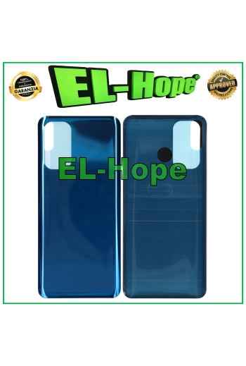Cache batterie pour Oppo Reno 5 5G, coque arrie're bleue