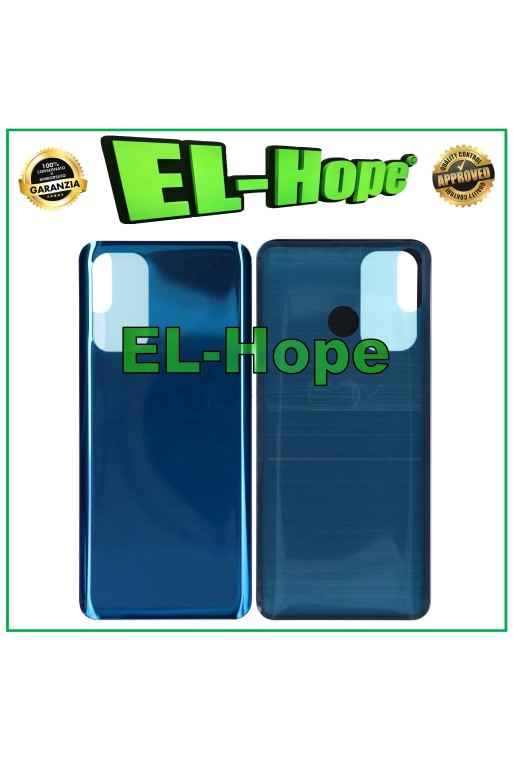 Cache batterie pour Oppo Reno 5 5G, coque arrie're bleue