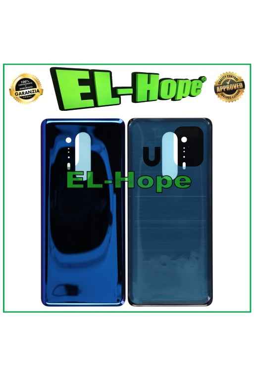 COUVERCLE DE BATTERIE POUR ONEPLUS 8 PRO BODY COVER ARRIÈRE BLEU