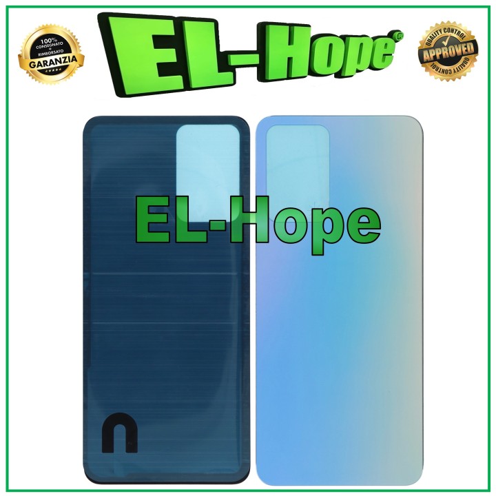 Cache batterie pour Oppo Reno 7, coque arrie're bleue