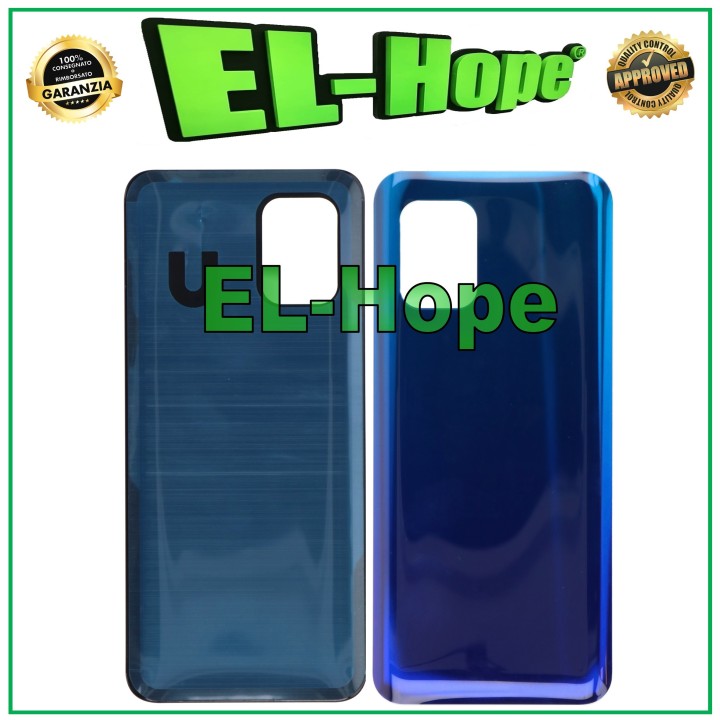 Coque arrie're pour Xiaomi Mi 10 Lite, coque arrie're bleue