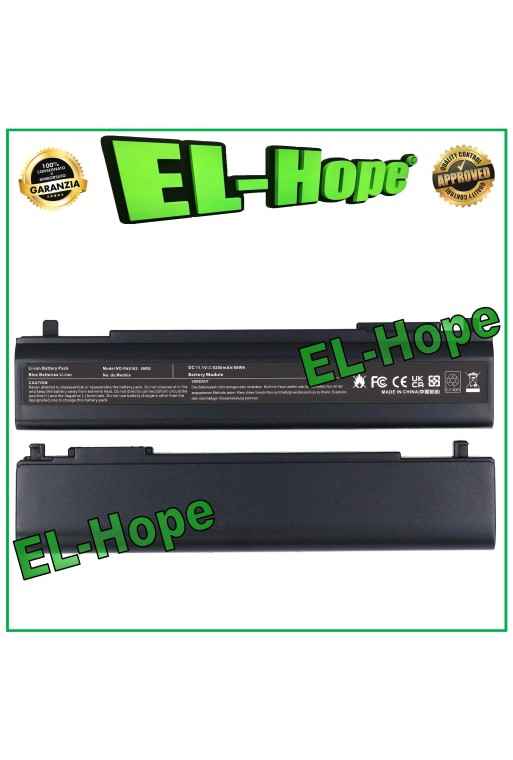 Batterie pour ordinateur portable Toshiba PA5162-IBRS 5200 mAh 11,1 V 58 Wh Noir Égal a' l original