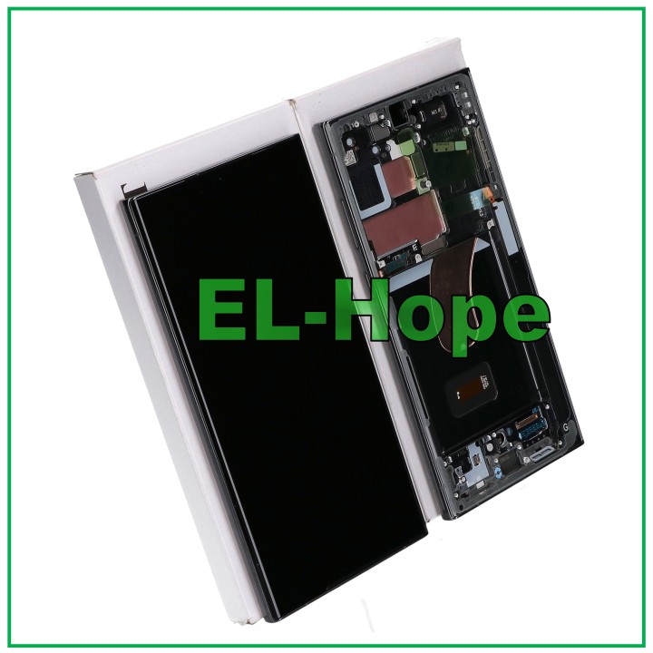 Écran tactile LCD d origine pour Samsung S23 Ultra SM-S918 vert GH82-30465C