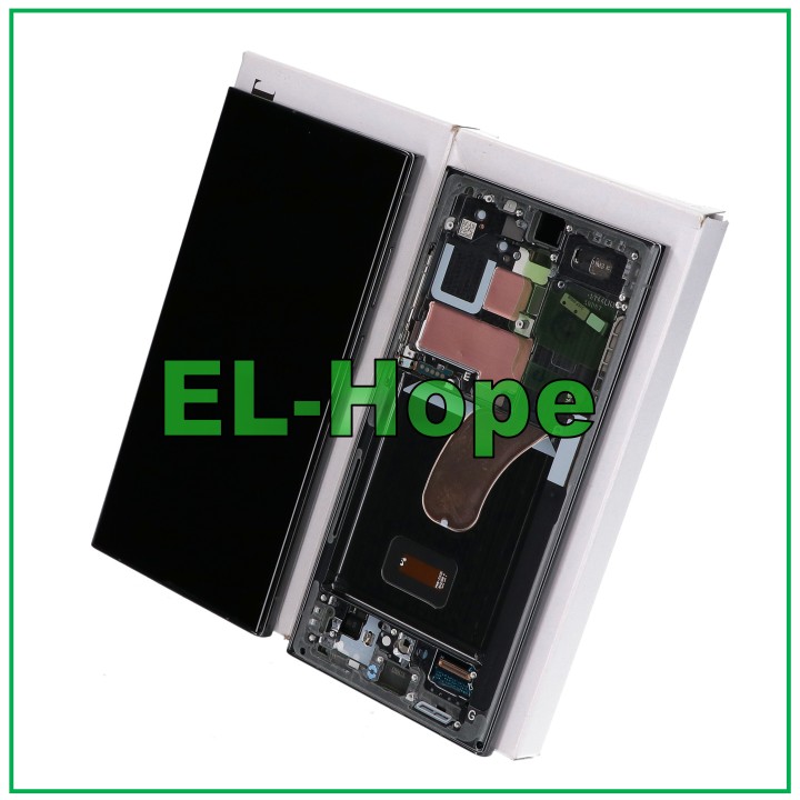 Écran tactile LCD d origine pour Samsung S23 Ultra SM-S918 vert GH82-30465C