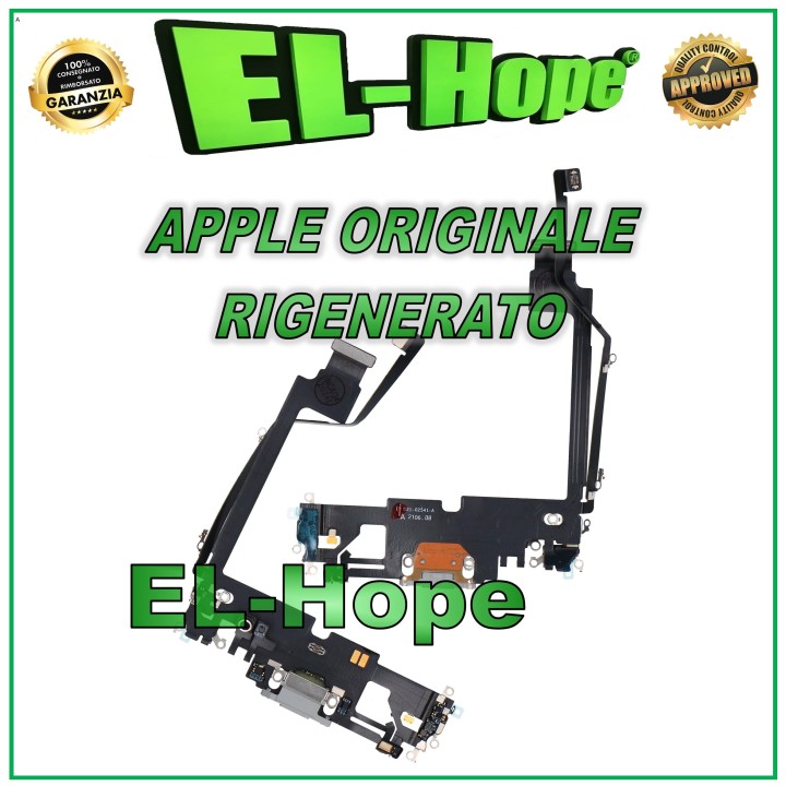 Connecteur de charge plat d origine pour Apple iPhone 12 Pro Max Blanc reconditionne'
