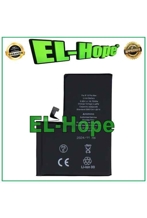 Batterie de remplacement pour iPhone 13 Pro Max 4352 mAh 4,47 V