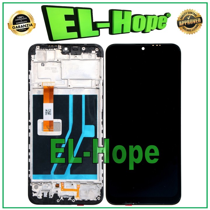 Écran LCD + châssis pour Oppo A1K CPH1923, e'cran tactile en verre noir