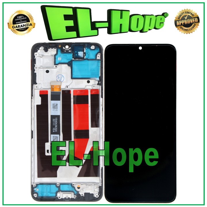 Écran LCD + châssis pour Oppo Realme Narzo 50 5G RMX3571 RMX3572, verre tactile noir