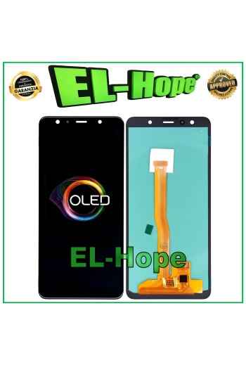 Écran LCD OLED pour Samsung Galaxy A7 2018 SM-A750F, e'cran tactile en verre noir