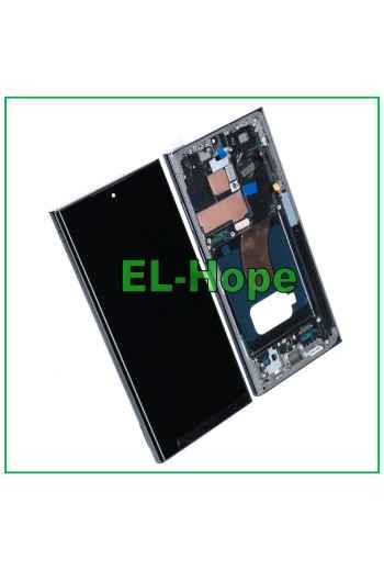 ÉCRAN LCD TACTILE OLED + CADRE POUR SAMSUNG GALAXY S23 ULTRA SM-S918 VERT