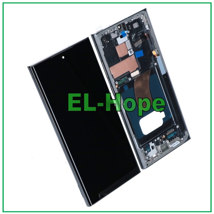 ÉCRAN LCD TACTILE OLED + CADRE POUR SAMSUNG GALAXY S23 ULTRA SM-S918 VERT