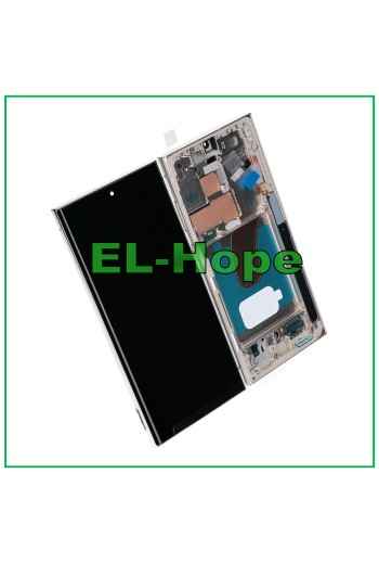 Écran tactile LCD OLED pour Samsung Galaxy S23 Ultra SM-S918, couleur beige cre'me 