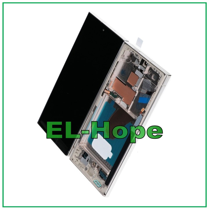 Écran tactile LCD OLED pour Samsung Galaxy S23 Ultra SM-S918, couleur beige cre'me