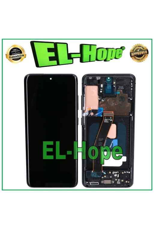 Écran LCD OLED + châssis pour Samsung Galaxy S20 SM-G980 G981 tactile en verre noir