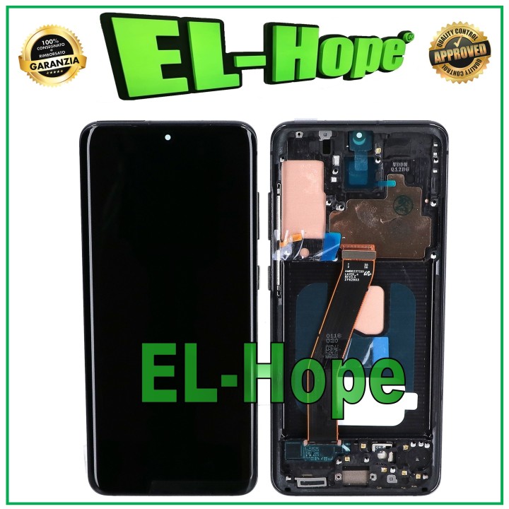 Écran LCD OLED + châssis pour Samsung Galaxy S20 SM-G980 G981 tactile en verre noir