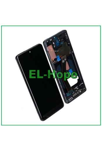 Écran LCD OLED + châssis pour Samsung Galaxy S20 SM-G980 G981 tactile en verre noir