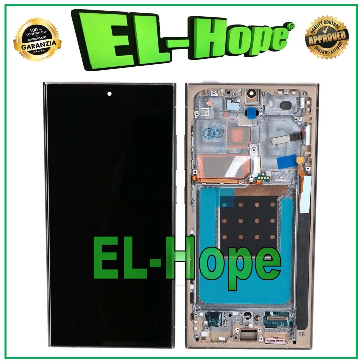 Écran tactile LCD OLED pour Samsung Galaxy S24 Ultra SM-S928, gris titane