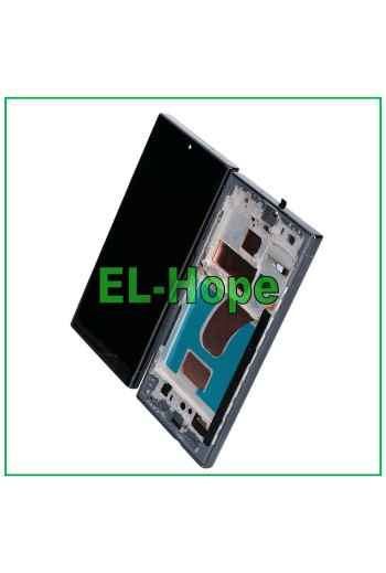 Écran tactile LCD TFT + cadre pour Samsung Galaxy S23 Ultra SM-S918 Noir