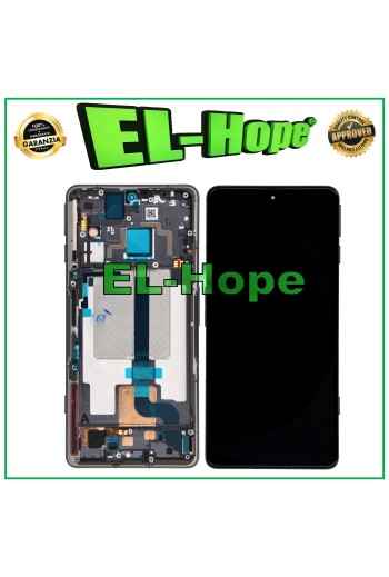 Cadre d e'cran LCD OLED pour Xiaomi Poco F4 GT 21121210G, e'cran tactile en verre noir