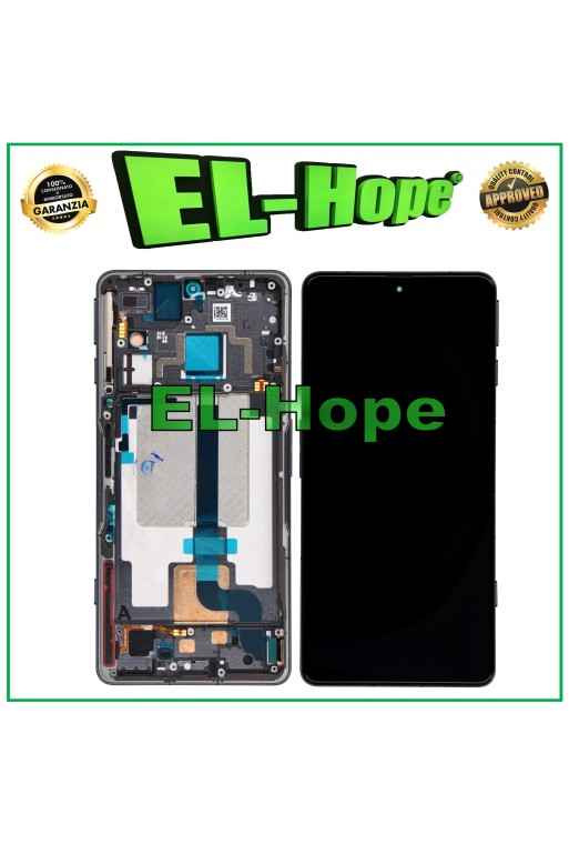 Cadre d e'cran LCD OLED pour Xiaomi Poco F4 GT 21121210G, e'cran tactile en verre noir