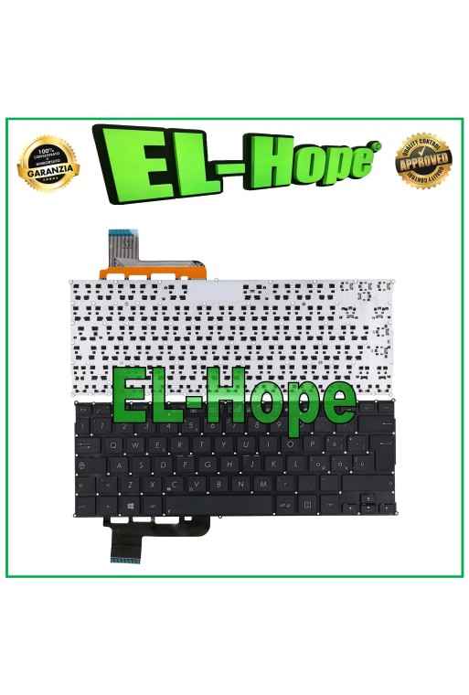 Clavier italien pour ordinateur portable ASUS VIVOBOOK X201E X202E S200 X200 noir 