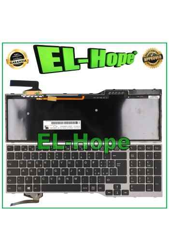 Clavier ITA re'troe'claire' pour ordinateur portable Fujitsu E753, E754, E756, E554, E556, E557