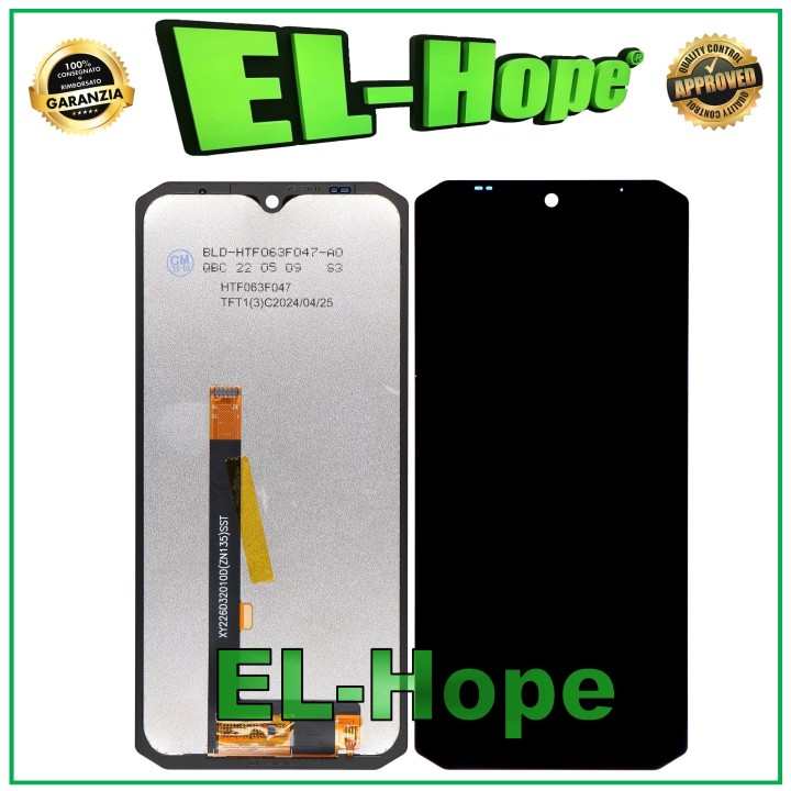 Écran LCD tactile assemble' noir pour Doogee S99/S99 Pro
