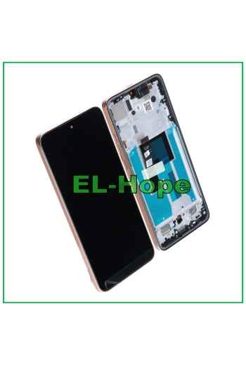 Écran LCD d origine pour Motorola Moto Edge 50 Neo XT2409, cadre tactile dore'