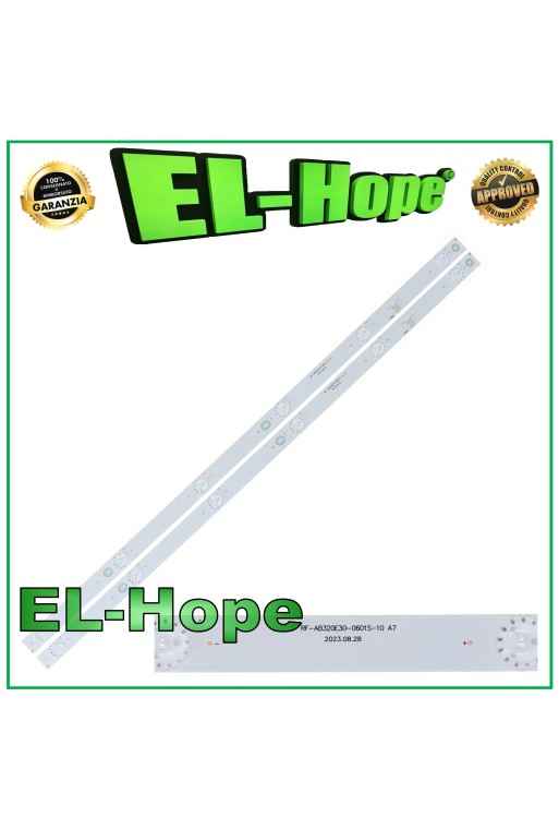 KIT 2 BARRES 6 LED POUR TV 32 CHANGHONG RF-AB320E30-0601S-10 LB-C320X15 L595mm