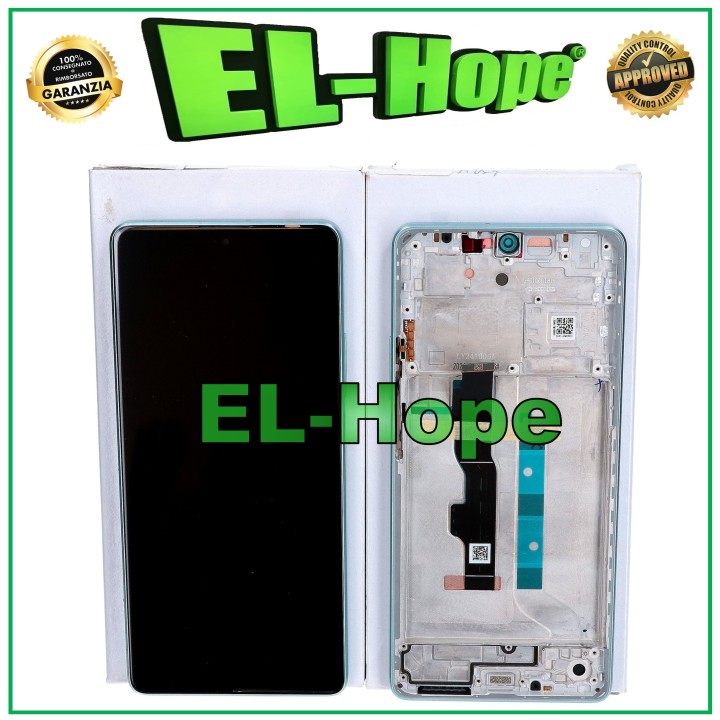 ÉCRAN TACTILE + CADRE ORIGINAL SERVICE XIAOMI REDMI NOTE 13 5G 2312DRAABC BLEU