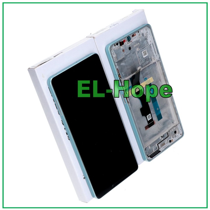 ÉCRAN TACTILE + CADRE ORIGINAL SERVICE XIAOMI REDMI NOTE 13 5G 2312DRAABC BLEU