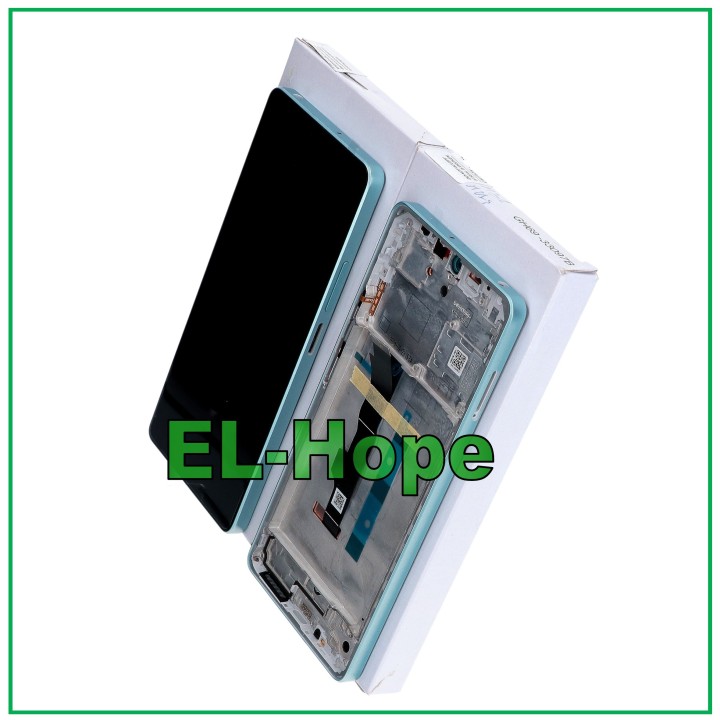 ÉCRAN TACTILE + CADRE ORIGINAL SERVICE XIAOMI REDMI NOTE 13 5G 2312DRAABC BLEU