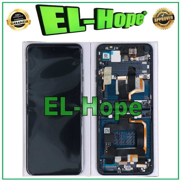 Écran tactile LCD d origine pour Motorola Razr 50 Ultra XT2451, cadre noir
