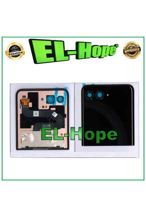 Vitre arrie're supe'rieure d origine pour Motorola Moto RAZR 50 ULTRA XT2451 Noir