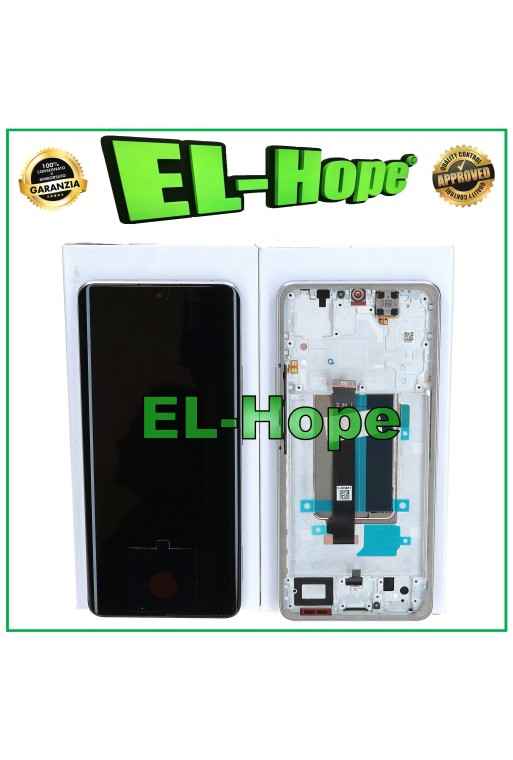 Écran tactile d origine pour Xiaomi Redmi Note 13 Pro+ Plus 23090RA98C Blanc