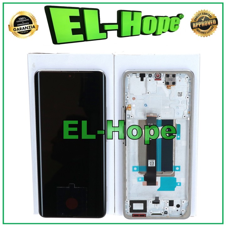 Écran tactile d origine pour Xiaomi Redmi Note 13 Pro+ Plus 23090RA98C Blanc