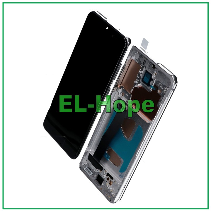 Écran LCD TFT + châssis pour Samsung Galaxy S20 SM-G980 G981 tactile verre blanc